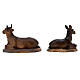 Set presepe 9 cm 11 pz resina dipinta a mano stile classico s6