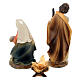 Set presepe 9 cm 11 pz resina dipinta a mano stile classico s7