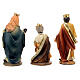Set presepe 9 cm 11 pz resina dipinta a mano stile classico s8