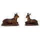 Set presepe 9 cm 11 pz resina dipinta a mano stile classico s11