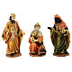 Resin Nativity Scene with 11 characters of 20 cm average height, golden details s4