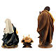 Resin Nativity Scene with 11 characters of 20 cm average height, golden details s6