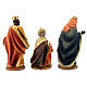 Resin Nativity Scene with 11 characters of 20 cm average height, golden details s8