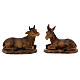 Presepe completo resina 20 cm dettagli oro 11 soggetti s5