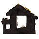Kids nativity set with stable painted 10x10x5 cm s4