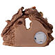 Capanna nel tronco 11 personaggi 10 cm luce musica 30x40x15 cm s5