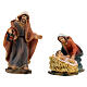 Set presepe 7 cm capanna 8 soggetti resina dipinta 15x20x10 cm s4