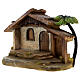 Set presepe 7 cm capanna 8 soggetti resina dipinta 15x20x10 cm s5