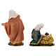 Set presepe 7 cm capanna 8 soggetti resina dipinta 15x20x10 cm s8