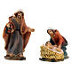Nativity set 7 cm stable 8 figurines painted resin 15x20x10 cm s4