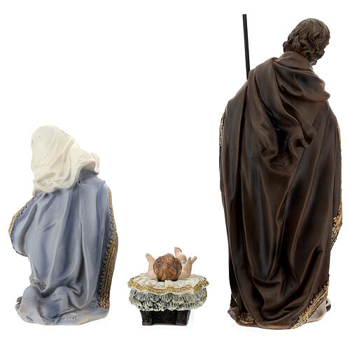 Komplet szopka z żywicy 30 cm, malowana ręcznie, 11 postaci 6