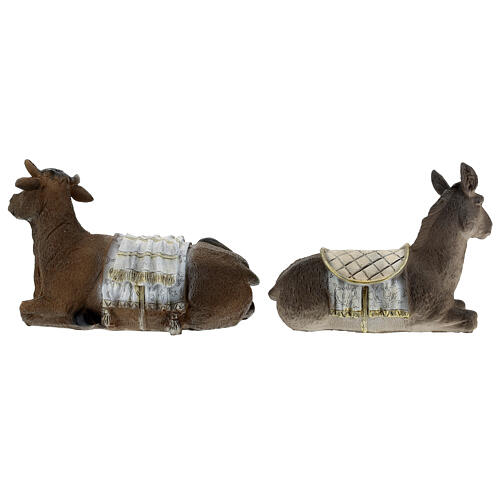 Komplet szopka z żywicy 30 cm, malowana ręcznie, 11 postaci 9