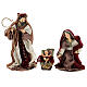 Nativity Scene of 30 with 11 characters, Venetian style, resin and fabric s2