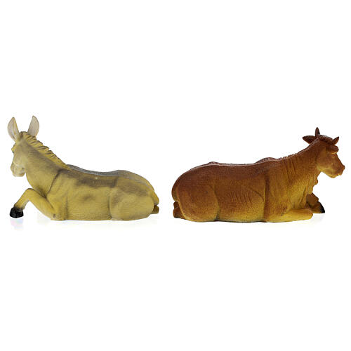 Set presepe 30 cm resina stoffa stile veneziano 11 sogg. 8