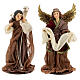 Set presepe 30 cm resina stoffa stile veneziano 11 sogg. s3