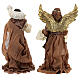Set presepe 30 cm resina stoffa stile veneziano 11 sogg. s7