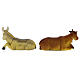 Set presepe 30 cm resina stoffa stile veneziano 11 sogg. s8