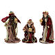 Complete nativity scene set 30 cm resin cloth Venetian style 11 figurines s4