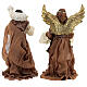 Complete nativity scene set 30 cm resin cloth Venetian style 11 figurines s7