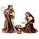Complete Nativity set, resin and fabric, 40 cm, Venetian style s2