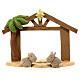 Children nativity set 6 cm resin knitted pattern 8 pcs 10x15x5 cm s5