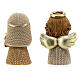 Children nativity set 6 cm resin knitted pattern 8 pcs 10x15x5 cm s8