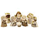 Set complet crèche résine santons enfants 9 cm s1