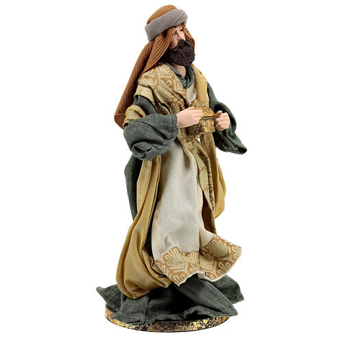 Re Magi 3 pz resina e tessuto ''Christmas Symphonies'' 35 cm 5