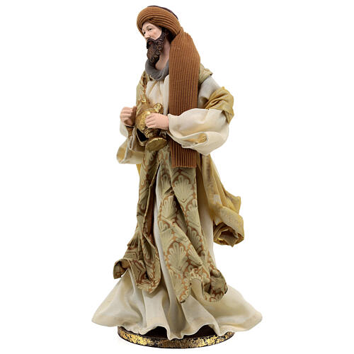 Re Magi 3 pz resina e tessuto ''Christmas Symphonies'' 35 cm 7