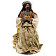 Re Magi 3 pz resina e tessuto ''Christmas Symphonies'' 35 cm s3