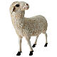 Sheep swith head up, statue for Lando Landi's Nativity Scene of 100 cm for OUTDOOR, fibreglass s3