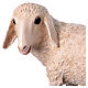 Statue mouton tête haute fibre de verre crèche 100 cm Lando Landi EXTÉRIEUR s2