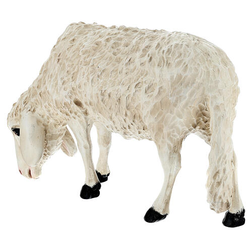 Schaf mit geneigten Kopf, 100 cm, Lando Landi, Fiberglas, AUßEN 6