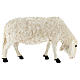 Statue mouton tête tournée fibre de verre crèche 100 cm Lando Landi EXTÉRIEUR s5