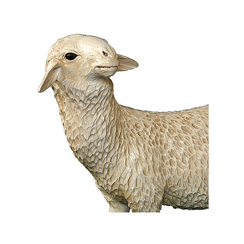 Schaf mit nach unten geneigten Kopf, 100 cm, Lando Landi, Fiberglas, AUßEN 2