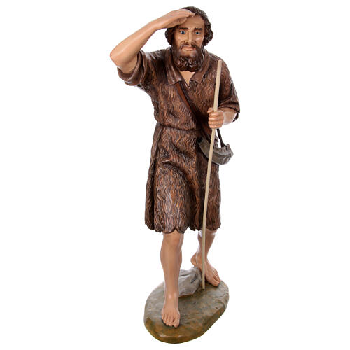 Figura pasterz do szopki 100 cm, Lando Landi, włókno szklane, oczy kryształowe, NA ZEWNĄTRZ 1