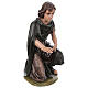 Kneeling shepherd boy Lando Landi nativity scene 100 cm OUTDOORS fiberglass crystal eyes s5