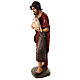 Statua Buon Pastore agnello 100 cm Lando Landi vetroresina occhi cristallo PER ESTERNO s3