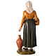 Shepherdess with jar and doves, Lando Landi's Nativity Scene of 100 cm, OUTDOOR statue, fibreglass with crystal eyes s7