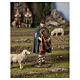 Bagpiper shepherd nativity 100 cm Lando Landi crystal eyes fiberglass FOR OUTDOORS s2