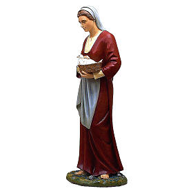 Pastorella colomba 160 cm presepe Lando Landi DA ESTERNO vetroresina occhi cristallo