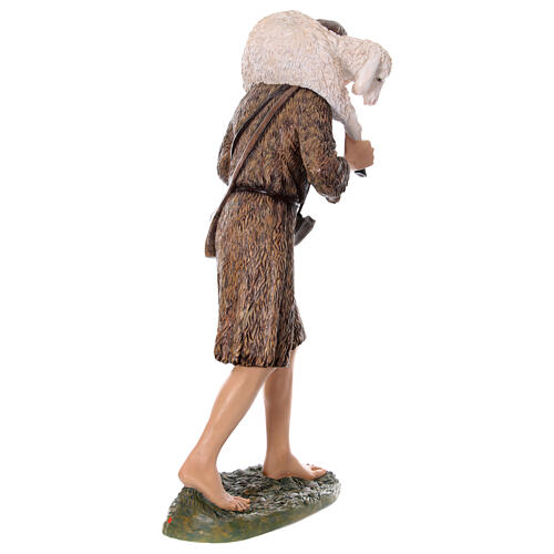 Good Shepherd statue 160 cm nativity Lando Landi fiberglass with crystal eyes FOR OUTDOORS 17