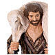 Good Shepherd statue 160 cm nativity Lando Landi fiberglass with crystal eyes FOR OUTDOORS s13