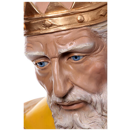 Trio Re Magi 160 cm presepe Lando Landi vetroresina occhi cristallo DA ESTERNO 3