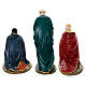 Trio Re Magi 160 cm presepe Lando Landi vetroresina occhi cristallo DA ESTERNO s14