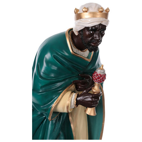 Three Kings statue 160 cm Lando Landi fiberglass nativity with crystal eyes FOR OUTDOOR 17