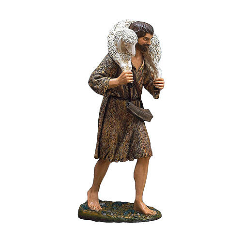 Complete Nativity Scene of 160 cm by Lando Landi, 15 fibreglass statues with crystal eyes for OUTDOOR 14