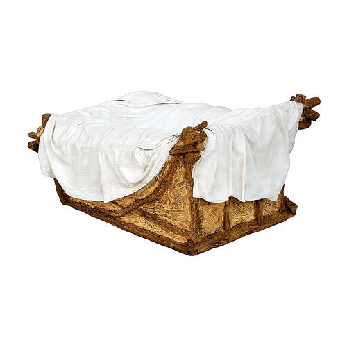 Complete Nativity Scene of 160 cm by Lando Landi, 15 fibreglass statues with crystal eyes for OUTDOOR 17