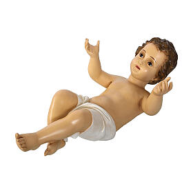 Crèche complète 160 cm Lando Landi 15 pièces résine de verre yeux en cristal POUR EXTÉRIEUR