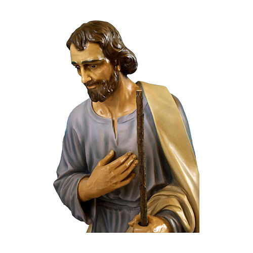 Presepe intero 160 cm Lando Landi 15 pz vetroresina occhi cristallo DA ESTERNO 6